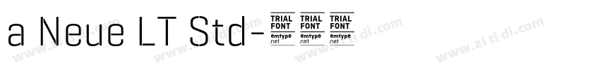 a Neue LT Std字体转换